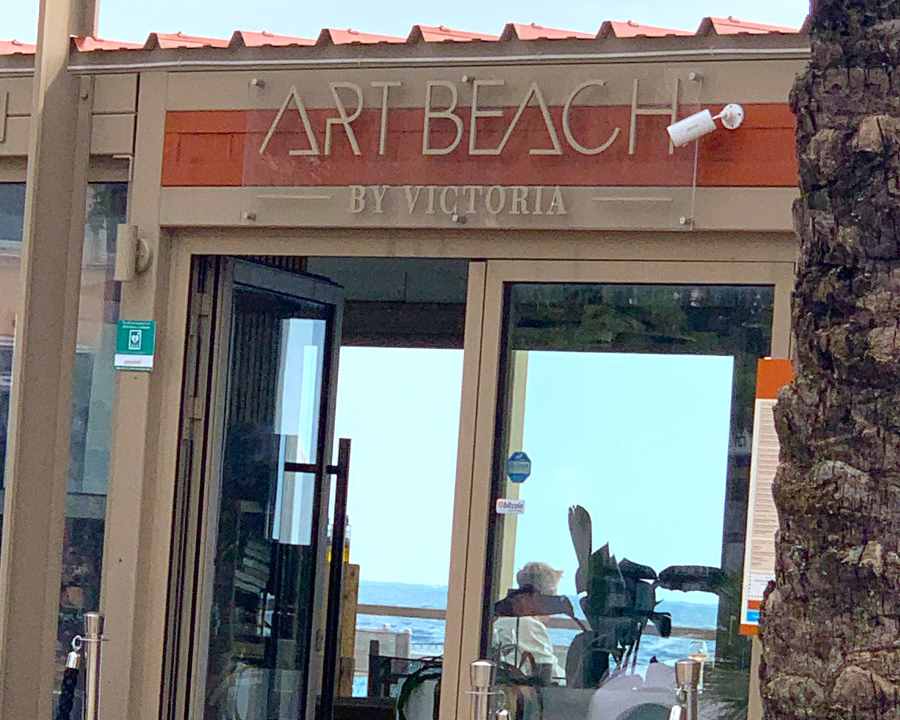 Art beach by Victoria